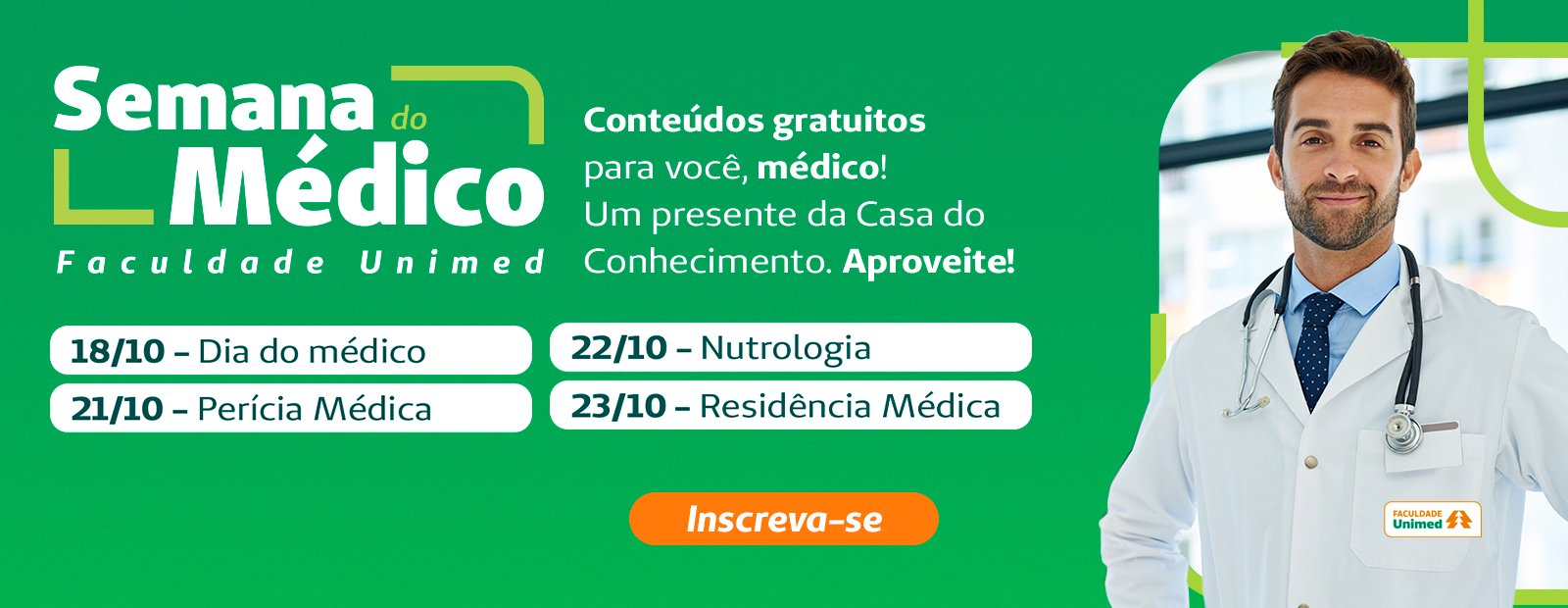 Semana do Médico na Casa do Conhecimento Unimed